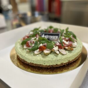 Basilikacheesecake 10-12 p