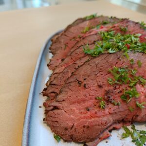 Stekt skivad rostbiff ca 300 g